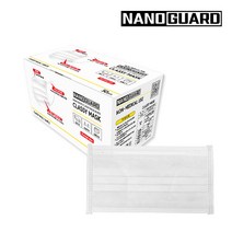 나노가드 일회용 마스크 클래씨 50개입, 화이트, 1개, 50개