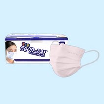 참조은 굿데이 일회용 마스크 50매입/부직포 국내생산, 핑크 50매