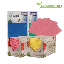 까사마루 [1+1세트] 특허받은 요술수세미 싹싹이(수세미 360매+무료체험 5매+항균행주 6매), 없음