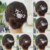 살롱드메리 한복 비녀 뒤꽂이 가온 쪽머리 무대 헤어핀 혼주 올림머리 한복장신구 한복머리장식