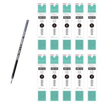 제브라 블렌 3C 리필심 0.5 블랙 SNC-05, 10개