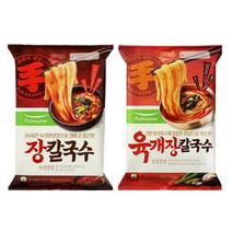 (냉장)[풀무원]장칼국수2인 + 육개장칼국수2인