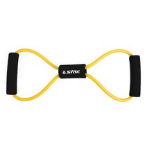 스타 8자 튜브 EU3810 튜빙밴드 옐로우, 단품