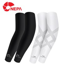 네파 무봉재 쿨토시 암슬리브 1+1, 네파블랙 + 블루안트 화이트
