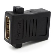 IN HDMI F/F 판넬형 연장 젠더/IN-HDMIFFS/나사 고정형/HDIMI 케이블 연장시 사용/벽이나 판넬에 설치 가능/금도금 커넥터, 상세페이지 참조