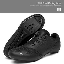 mtb클릿슈즈 클릿슈즈 클릭슈즈 플랫 사이클링 신발 남성 클리트 자전거 스니커즈 여성 로드 스피드 산악 루트 패션 통기성, 없음, Road black+42