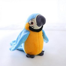 말따라하는 새 인형 기안84 송민호 치피 앵무새, 파란 앵무새(교리), 충전모델 (이론녹음 + 박수날개