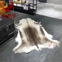 양모 모피 러그 순록 가죽 원색 핀란드 전판 매트리스 카펫 소파 장식 야외 얼음낚시