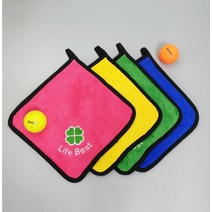 4개1set 클로버볼타올 (와이어릴 포함) 동반자선물 골프공수건 노캐디 이물질제거