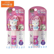 헬로키티 피규어 립케어 (랜덤), 딸기향, 3개