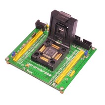 임베디드 STM32 0.5MM 핀 피치 화상 테스트 소켓 대량 생산 프로그래밍 다운로드 LQFP100 포장, 한개옵션0