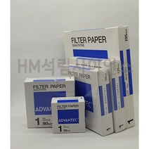 AD 어드밴텍 Advantec Filter Paper NO.1 (55mm-125mm) 6um 정성여과지 필터페이퍼, 125mm