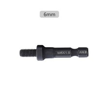 1 Pcs 내부 및 외부 나사 슬리브 이중 스크루 드라이버 임베디드 잠금 너트 셀프 태핑 6.35mm 핸들, [01] M6