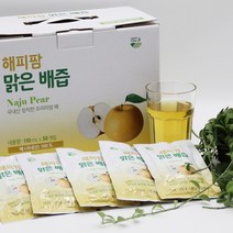 해피팜 맑은 나주 순수 배즙(110mlx100팩), 50팩, 110ml