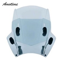 윈드 쉴드 보조 스크린 가드 CanAm Ryker 600 2019 용 오토바이 900 Rally Edition 900cc 600cc 범용, Adjust Light Grey