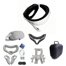 vr 3d 안경 조절 가능한 업그레이드 헤드 스트랩 오큘러스 퀘스트 2 용 헤일로 파워 지원 액세서리용, 09 Package 7