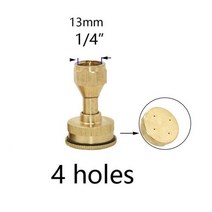 농장 구리 분무 분무기 노즐 단일이중34 노즐 헤드 정원 잔디 관개 살충제 살포 스프링클러, m, M