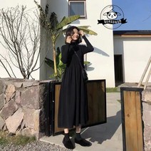 2022 추동 니트 원피스 스웨터 원피스 이너 미디엄