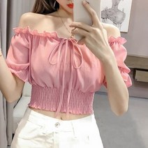 kirahosi 밴딩오프숄더 오프숄더블라우스 오프숄더상의 130호 Fytu8d