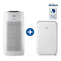 위니아 공기청정기 스페셜 패키지 1+1 (18평+11평) WPA18C0XSW+EPA11D0XEW EPA18C0XPR+EPA11D0XEW
