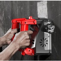 평삭기 벽면 대패 시멘트 연삭기 면갈이 가정용 전기 벽 220v 1180w 퍼티 먼지가 콘 트 벽 개조 삽 회색 기계 자동 삽 벽 도구 hm-18, 일반 블레이드