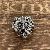 바이킹 룬 비드 공예 Diy 쥬얼리 부품 1 개 수염 헤어 스페이서 비즈 액세서리 참 팔찌 만들기 용품, [13] Slavic Silver