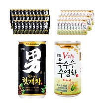 [제트그로스] 광동 헛개차 180ml 30캔 + 광동 옥수수 수염차 180ml 30캔, 총 60캔