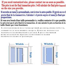 캐노피 텐트 방충망 삽입 창 스크린 메시 공기 얇은 명주 그물 조정 가능한 여름 보이지 않는 반대로모기장 섬유 유리 이동할 수있는 빨 주문 제작, Custom 사이즈+Coffee Velcro