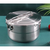 1.5L 접이식 손잡이 스텐 코펠 휴대용 멀티냄비 세트 차박