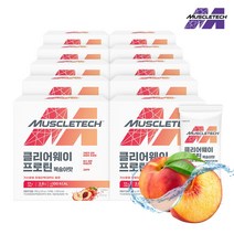 머슬텍 클리어 웨이 프로틴 복숭아맛, 10박스