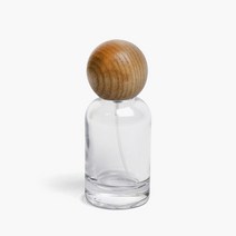새로핸즈 클램프 타입 유리 향수공병 앙쥬 투명 우드볼 30ml, 단품