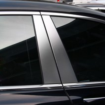 [카르쉐] BMW 5시리즈 G30 B필러 몰딩 메탈 크롬 기둥몰딩 튜닝 랩핑, 1set, BMW5_G30 메탈크롬B필러