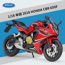 1:18 다양한 바이크 피규어 야마하 혼다 스즈키 가와사키 오토바이 KTM 모형, 혼다 CBR650F