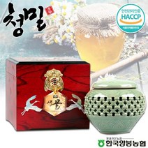 다온푸드 양봉농협청밀 도자기생꿀 1kg인증 -인증