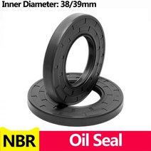 NBR 프레임 워크 오일 씰 TC 니트릴 고무 커버 더블 립 스프링 베어링 샤프트 ID * OD THK 38/39mm, 한개옵션1, 84 38x74x8(1pcs)