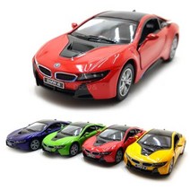 아트박스/킨스마트 킨스마트 BMW I8 COLOR 미니카, BMWI8컬러(레드)
