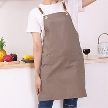 목공용 도예 공방 작업용 X자 앞치마 앞치마원피스