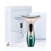 목 안티 링클 페이스 리프팅 뷰티 치 LED 광자 스킨 케어 ems는 를 조입니다. Double Chin WrinkleRemo al, 01 Multiple colors