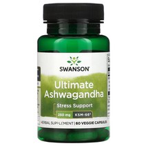 스완슨 얼티메이트 아슈와간다 250mg 60정, 1개, 기본