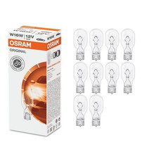 시그널램프t15 t16 w16w osram 할로겐 신호 램프 921 912 16w 방향 지시등 역방향 표시등 램프 정지 표시등 w2.1x9.5d 10pcs