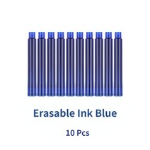 3.4mm 구경 지울 수있는 스틸 잉크 가방 카트리지 블랙/블루/잉크 블루 학교 용품 만년필 사무용품, 03 Ink blue