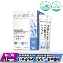 락토바실러스플란타럼 갈락토올리고당 내추럴플러스 프로바이오틱스 유산균 19 2g x 30포