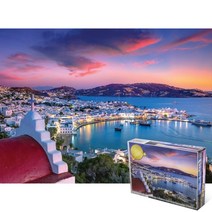 퍼즐피플 1000피스 미니조각 직소퍼즐, 그리스의 풍경(미니) 1000P, 1000p, 퍼즐유액 포함