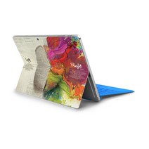 서피스독 표면 pro 89 pro x 노트북 데칼 스킨 용 왼쪽 및 오른쪽 두뇌 비닐 스티커 surface go 2 pro 56 pro 3 4 보호 필름, 서피스 프로 1용, b411-5