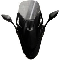 21 22 PCX125 PCX160 쉴드 스크린 카울 방패 베이비포르자, 회색 앞유리