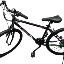 출퇴근용 MTB 자전거 삼천리 26인치 라빈 GS 완조립 배송, 블랙