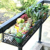 베란다 화분 받침대/ 화분걸이 철제걸이 창틀선반 식물진열대 거치대 30x20x12cm