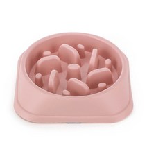 팝펫 강아지 고양이 과식방지 급체방지식기 슬로우식기, 바이올렛