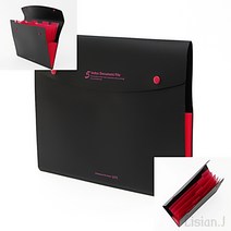 리시안제이 도큐먼트 서류 파일 투버튼 화일정리함 A4파일집