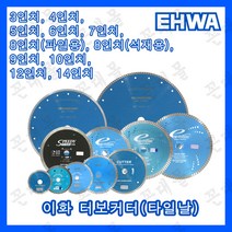 이화 다이아몬드 터보 커터, 9인치 파일용(내경 25.4mm)